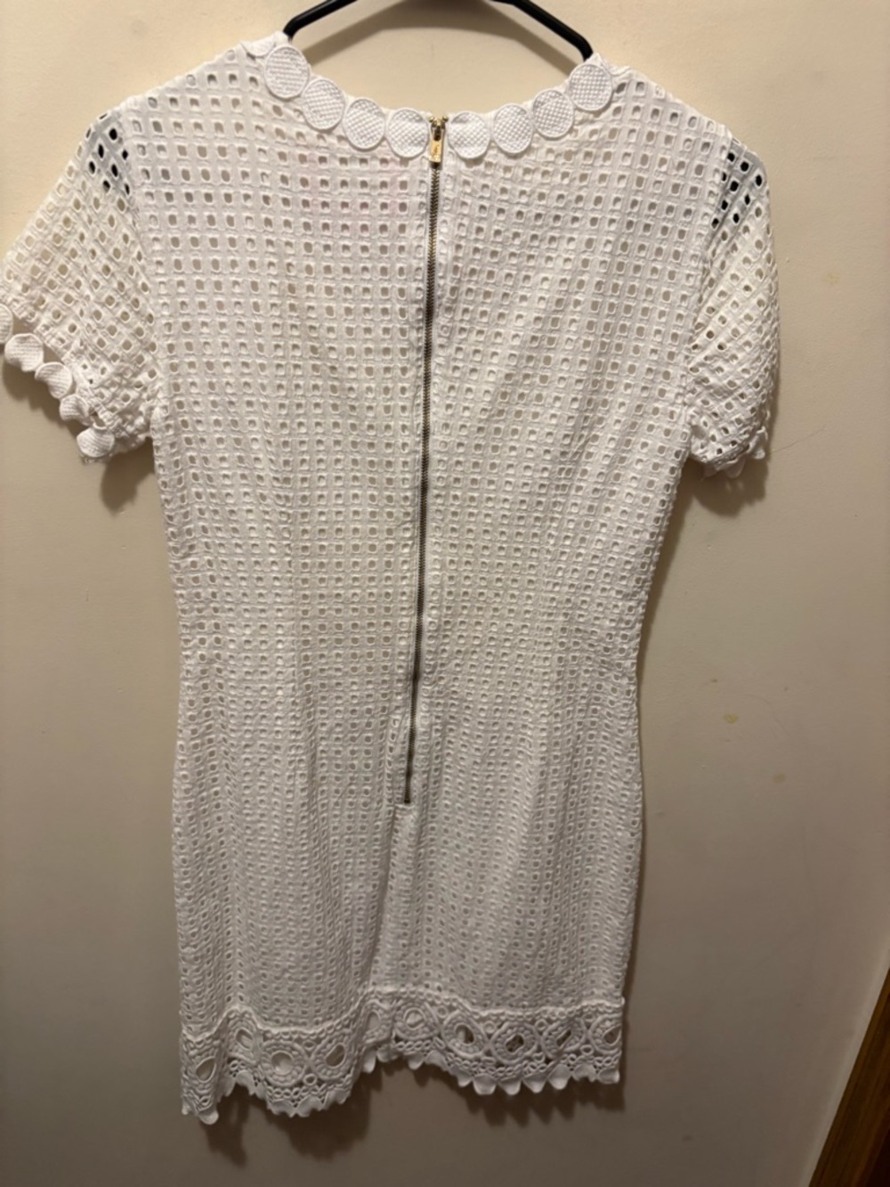 Lilly Pulitzer Jennifer eyelet shift dress white size 4 - Picture 10 of 13